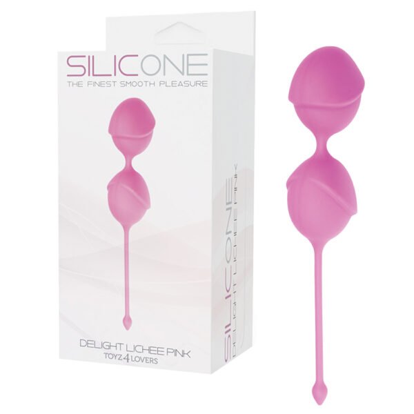 BOLAS ESTIMULADORAS DELIGHT LICHEE ROSA - Imagem 2