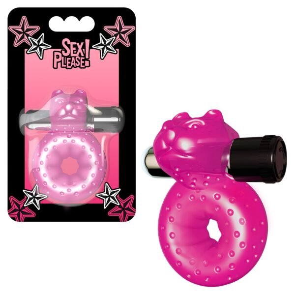 ANEL PARA O PÉNIS COM VIBRAÇÃO SEX PLEASE! MISHA ROSA - Imagem 2
