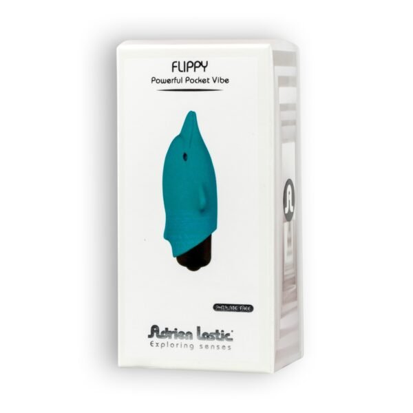 BALA VIBRATÓRIA LASTIC POCKET VIBE FLIPPY ADRIEN LASTIC AZUL - Imagem 2