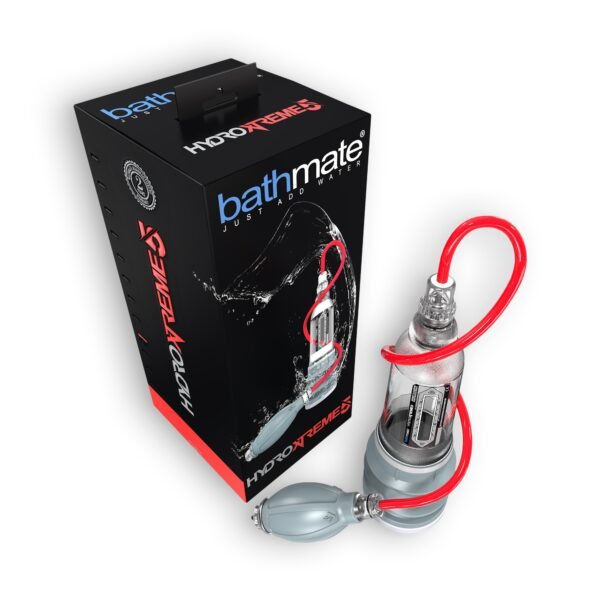 BOMBA COM ACESSÓRIOS BATHMATE HYDROXTREME 5 TRANSPARENTE - Imagem 3