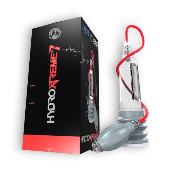 BOMBA COM ACESSÓRIOS BATHMATE HYDROXTREME 7 TRANSPARENTE - Imagem 4