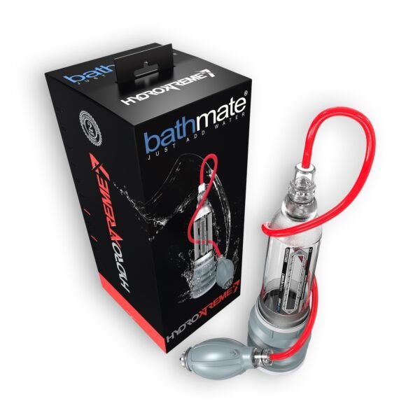 BOMBA COM ACESSÓRIOS BATHMATE HYDROXTREME 7 TRANSPARENTE - Imagem 5
