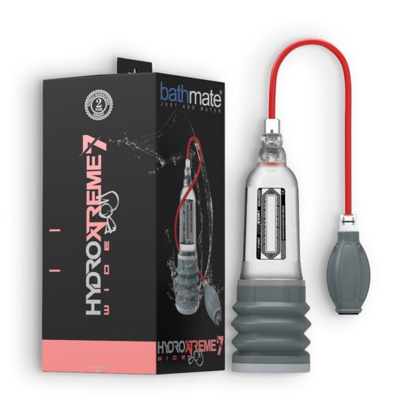 BOMBA PARA O PÉNIS COM ACESSÓRIOS BATHMATE HYDROXTREME 7 WIDE BOY TRANSPARENTE - Imagem 2