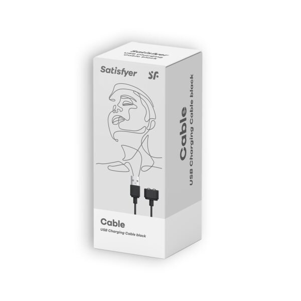CARREGADOR USB MAGNÉTICO SATISFYER PRETO - Imagem 5