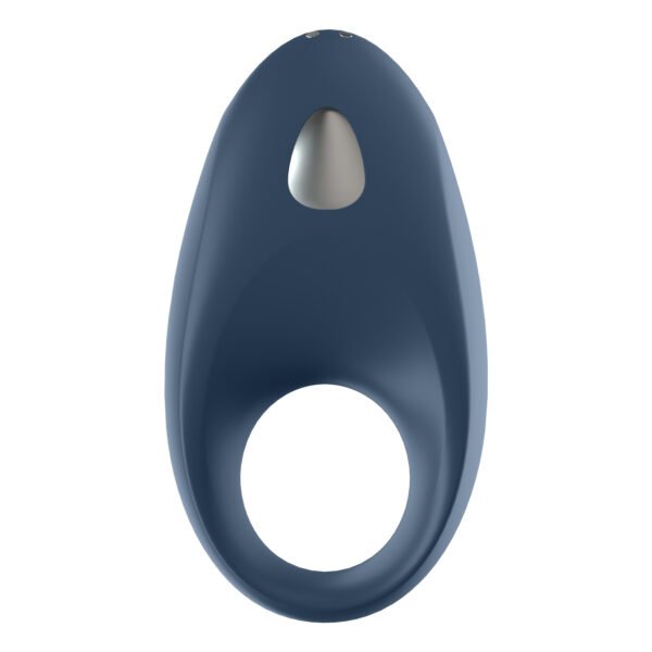 ANEL VIBRATÓRIO COM APP E BLUETOOTH MIGHTY ONE RING SATISFYER AZUL - Imagem 2