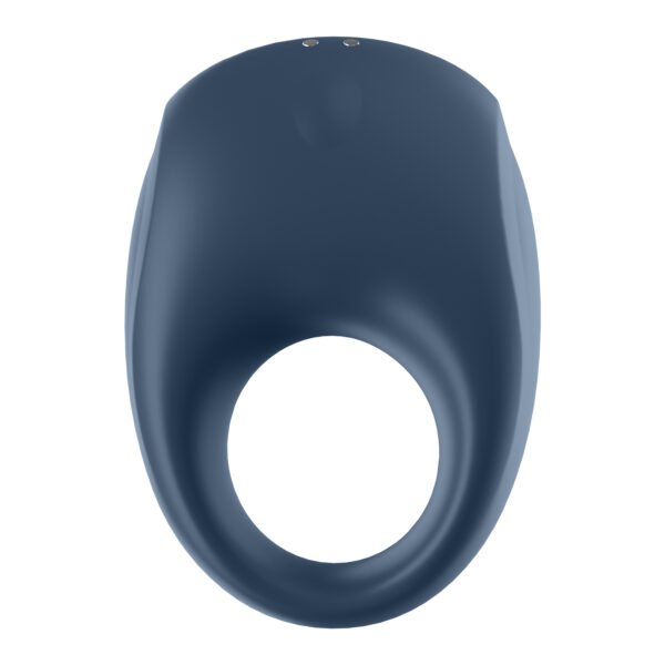 ANEL VIBRATÓRIO COM APP E BLUETOOTH STRONG ONE RING SATISFYER AZUL - Imagem 4