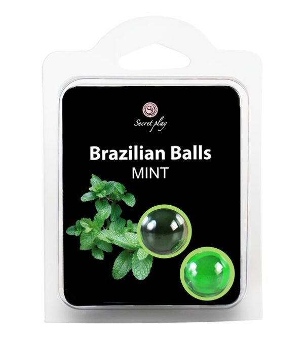 BOLAS LUBRIFICANTES BEIJÁVEIS BRAZILIAN BALLS SABOR A MENTA 2 X 4GR - Imagem 4