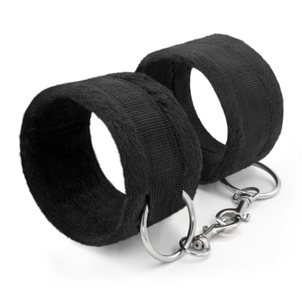 ALGEMAS DE VELCRO TOUGH LOVE COM CORRENTE DE 40CM EXTRA CRUSHIOUS PRETAS - Imagem 3
